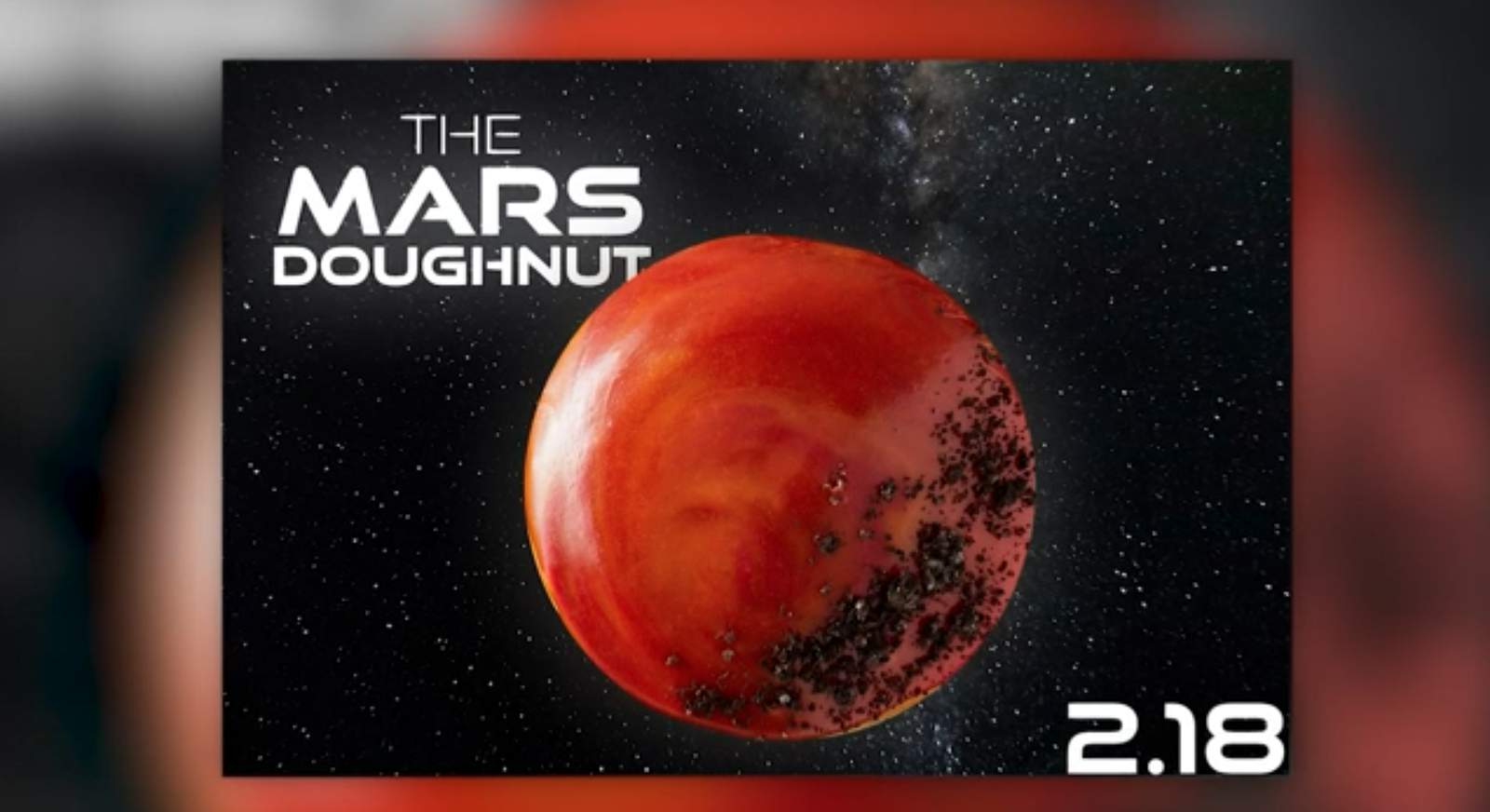 Krispy Kreme offering Mars donut to celebrate NASA rover