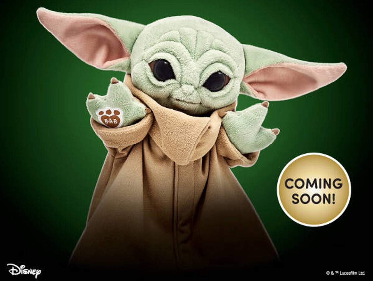Build-A-Bear reveals Baby Yoda stuffed animal set to arrive in stores ‘soon’