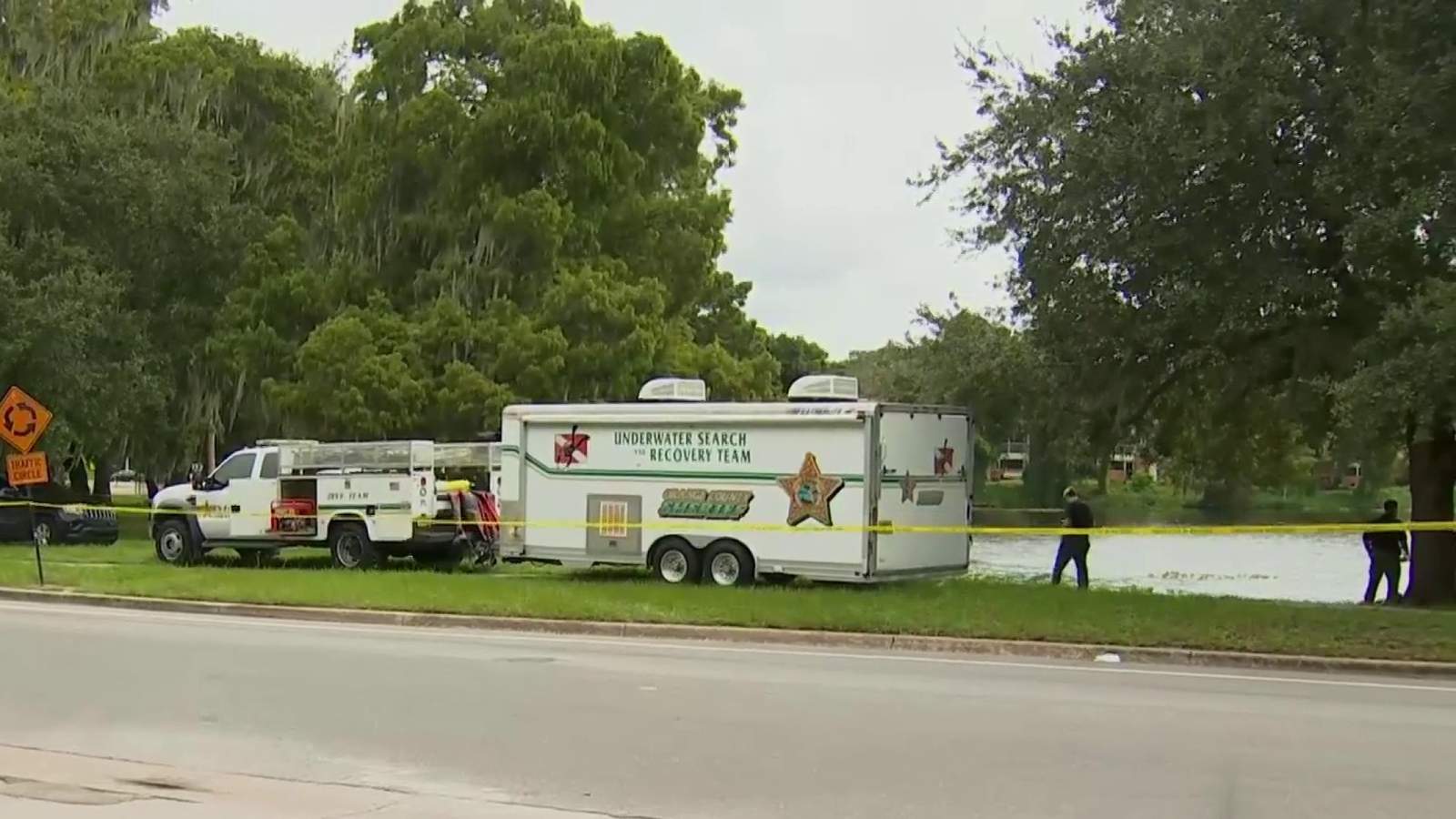 Deputies search Orange County lake for evidence linked to homicide