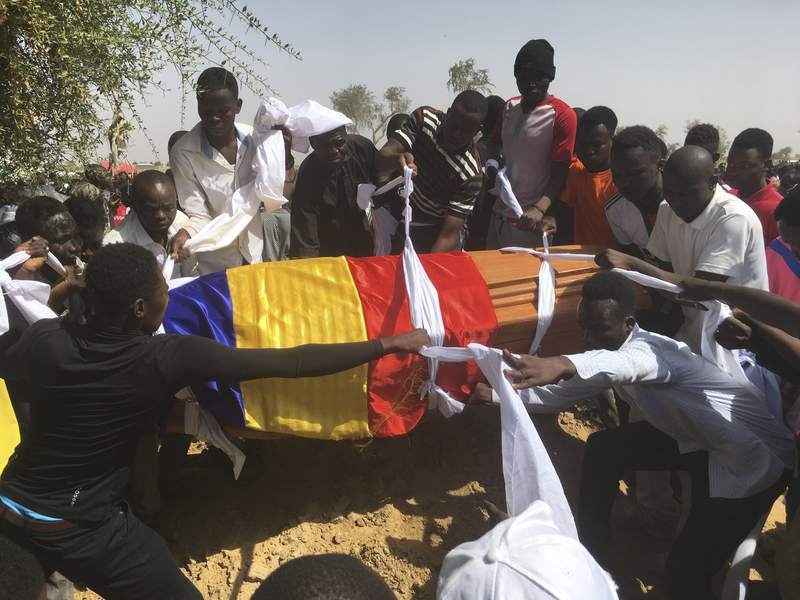 Mourners hold protester funerals in Chad's tense capital