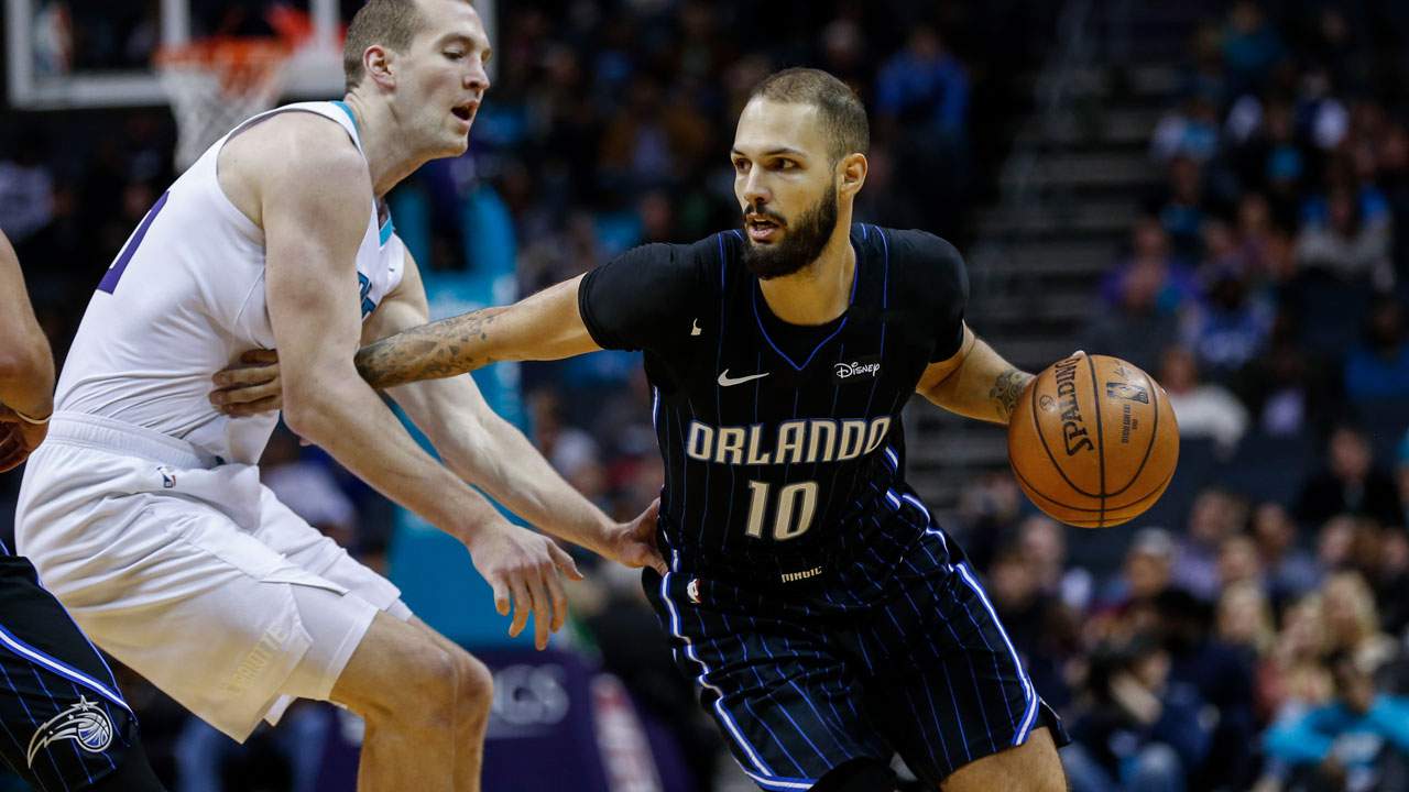 Fournier hits 6 3s in Orlando’s 106-83 win against Charlotte