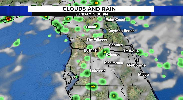 Storm chances increase across Central Florida to close out Labor Day weekend
