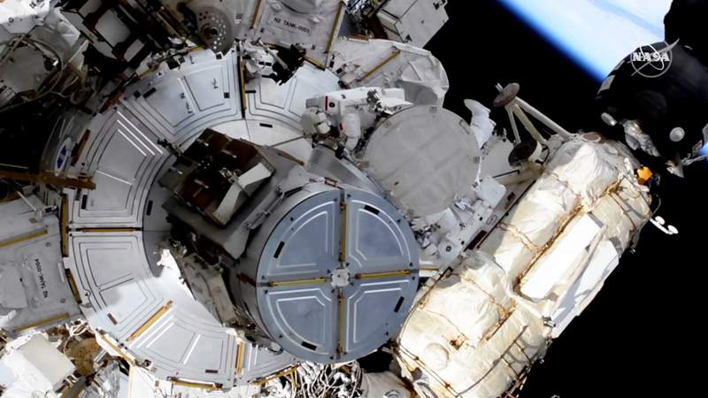WATCH LIVE: Spacewalking astronauts install solar arrays