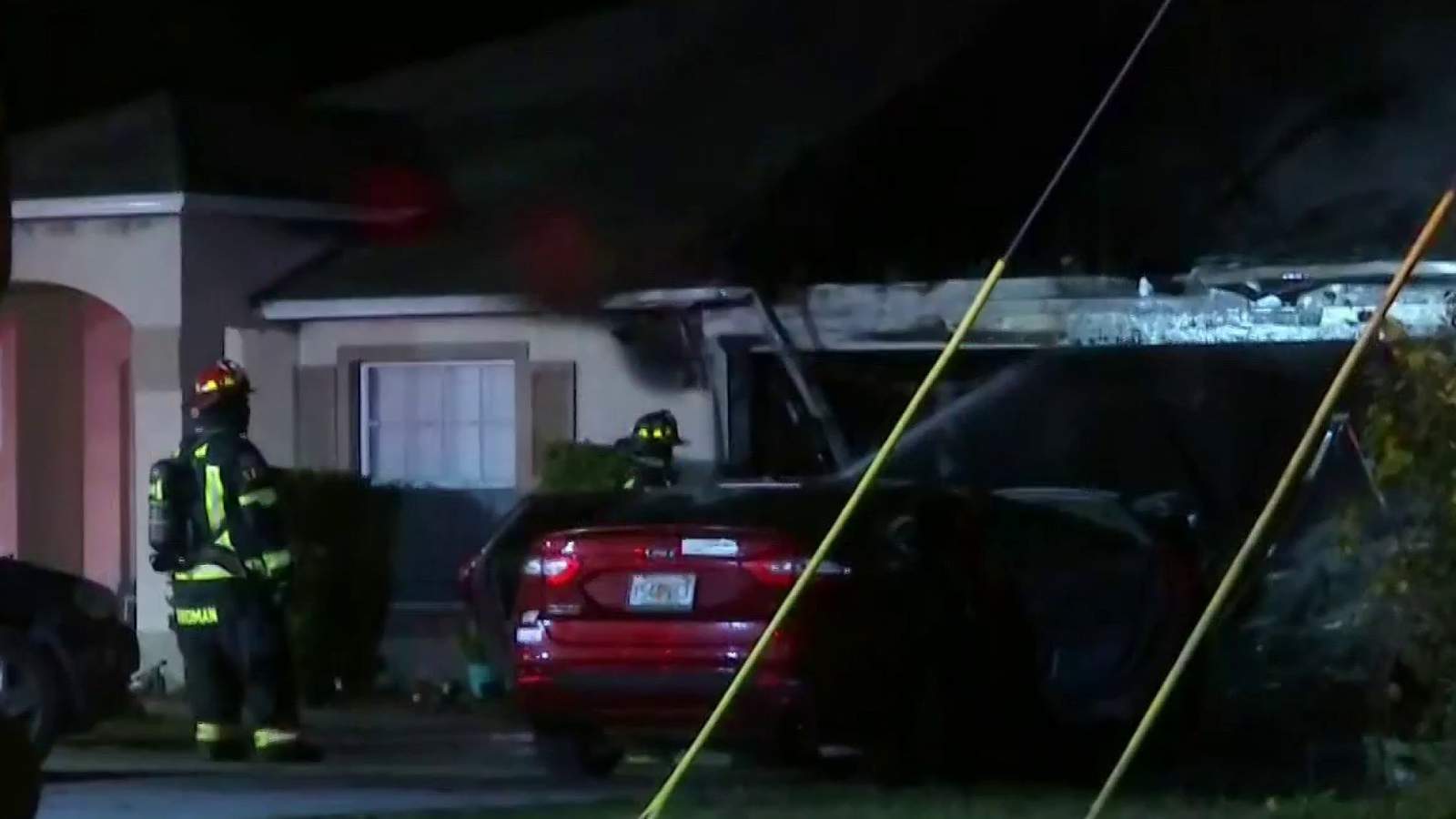 Family escapes before fire destroys Deltona home