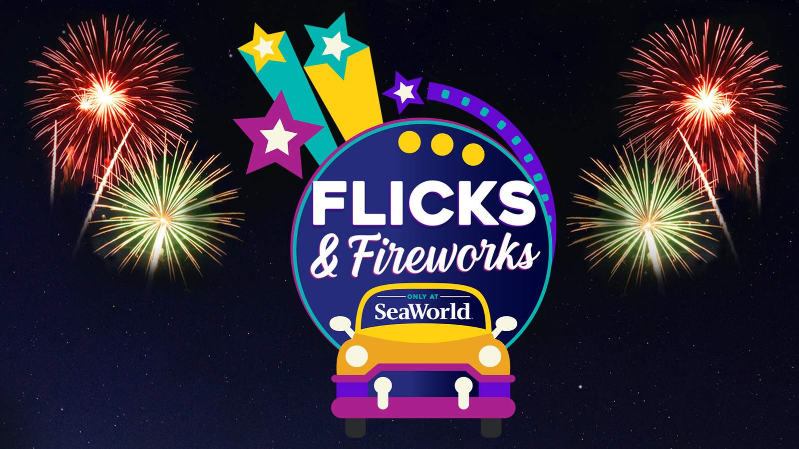 SeaWorld Orlando to host all-new Flicks & Fireworks event
