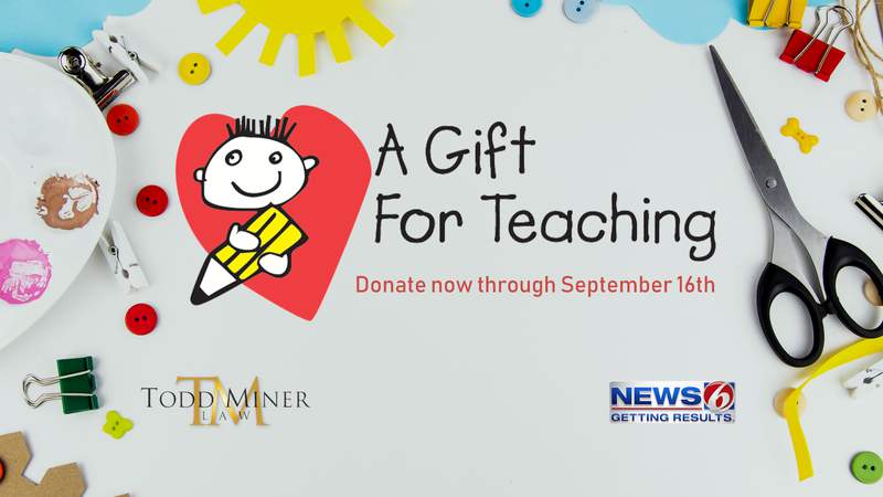 News 6, A Gift for Teaching join forces to help students
