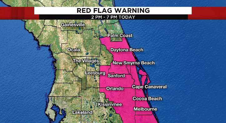 Increased fire danger expected across Central Florida