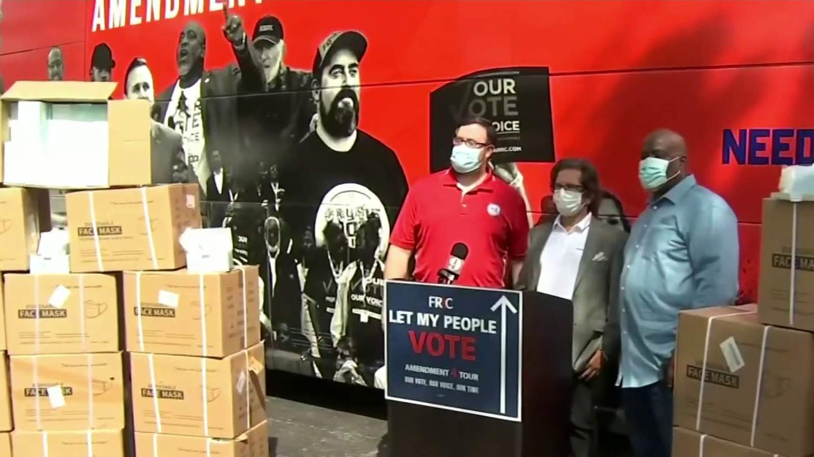 1 million face masks donated to returning citizens for Election Day