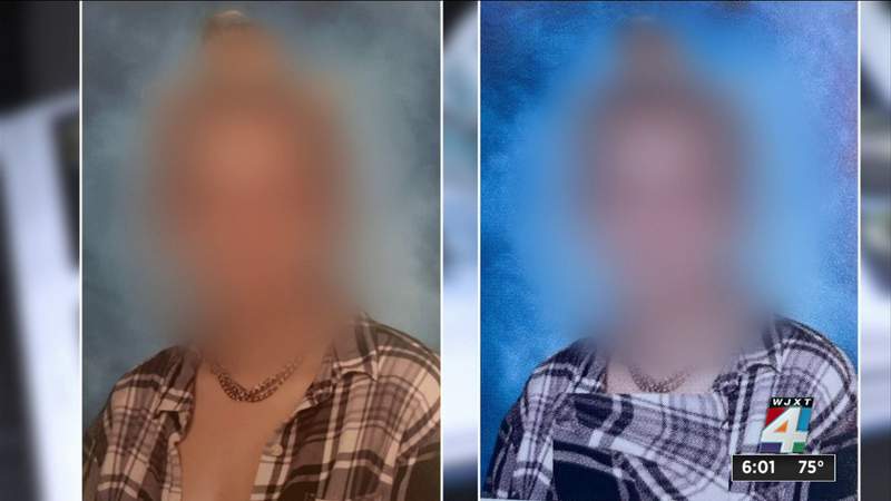 80 yearbook photos, all girls, edited by Florida high school employee
