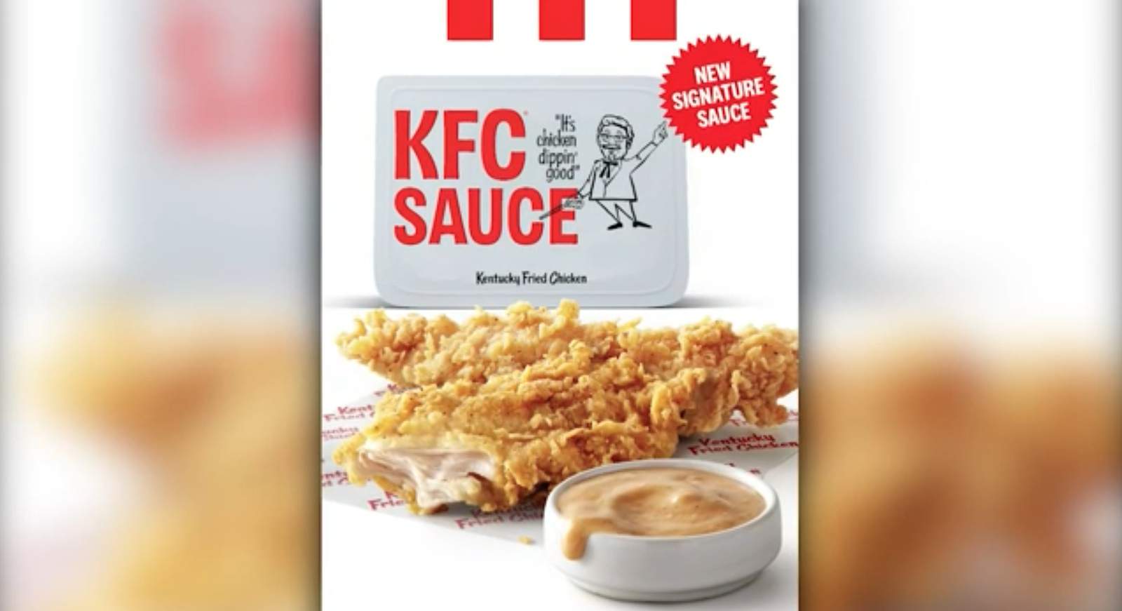 KFC launches new signature dipping sauce