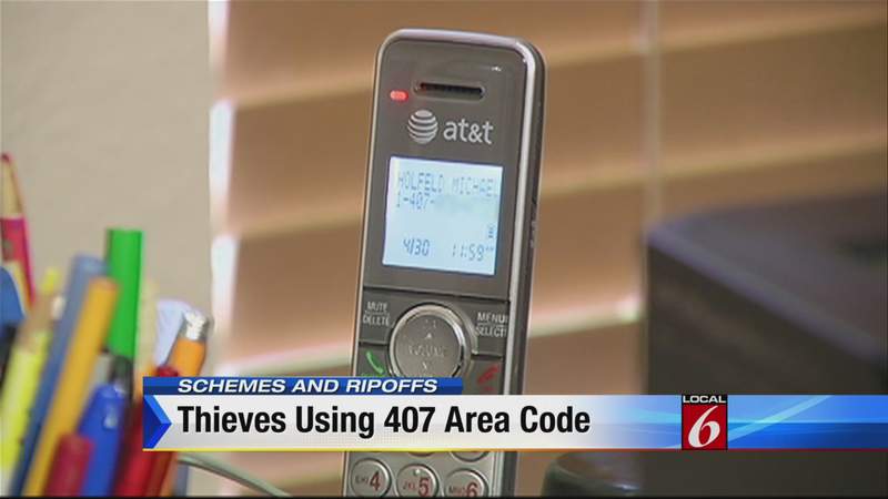 Study 407 Area Code Favorite For Spammers