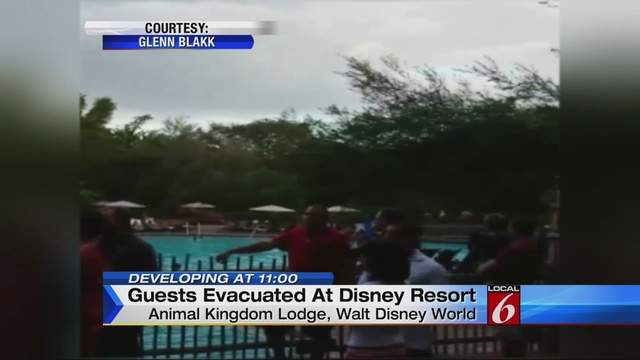 Disney's Animal Kingdom lodge evacuated due to small fire