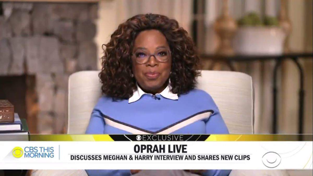 Thanks to Winfrey and royals, CBS morning show makes history