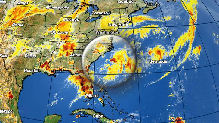 Tropical Depression 15 forms off coast of southeast US