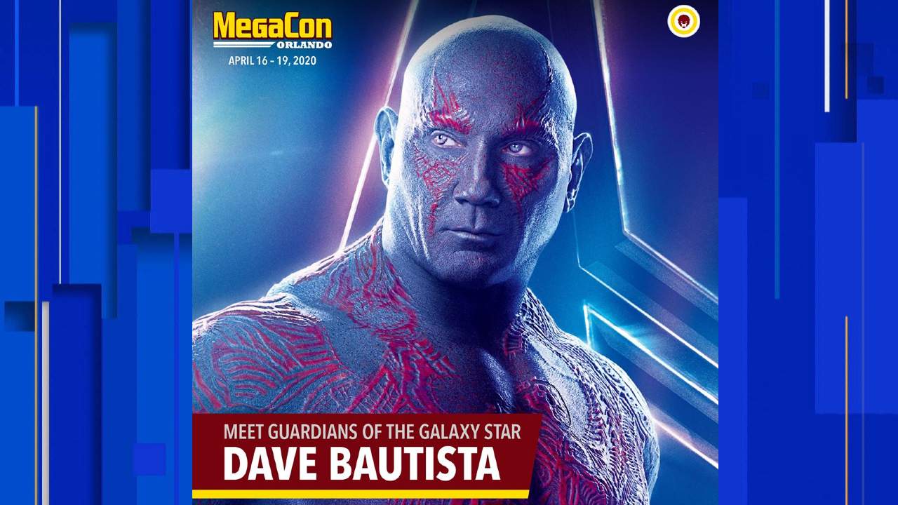’Guardians of the Galaxy’ star Dave Bautista coming to MegaCon