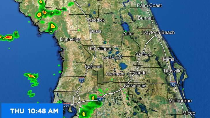 LIVE RADAR: Rain, clouds linger in Central Florida