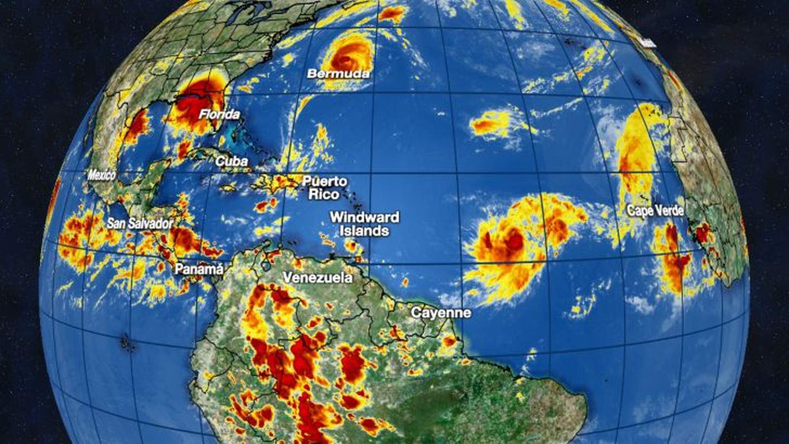 LIVE TRACKS, MORE: Hurricane center eyes 6 systems in the tropics