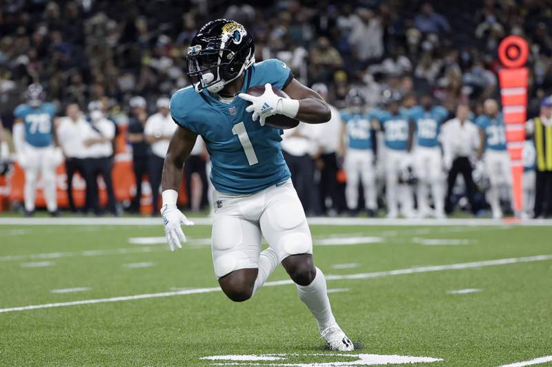 Jacksonville Jaguars running back Travis Etienne likely out for season with foot injury
