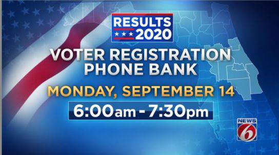 News 6 to host voter registration phone bank