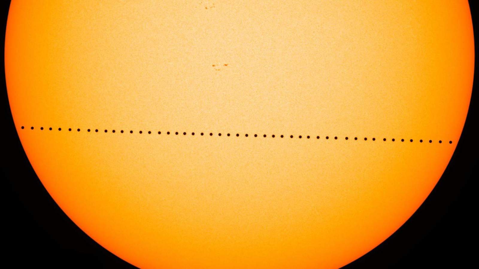 Mercury putting on rare show Monday, parading across the sun