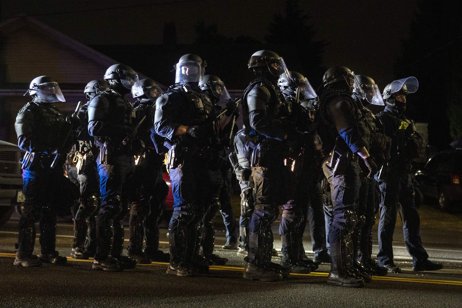 Portland protests set up clash between journalists, police