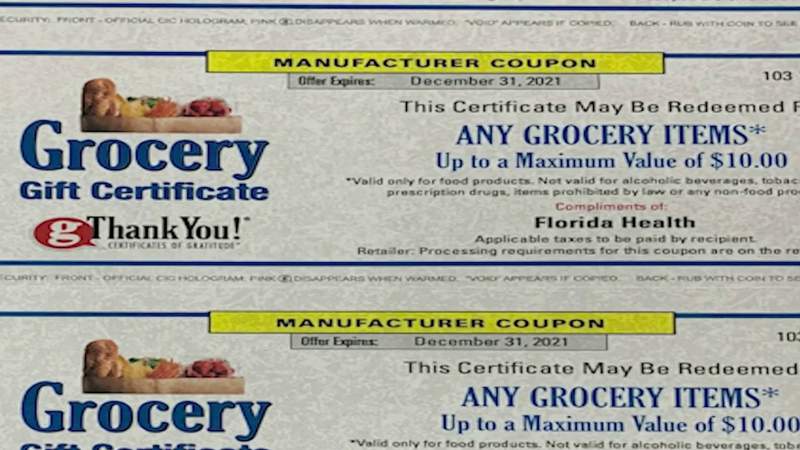 Seminole County looking to incentivize vaccinations with coupons, beer