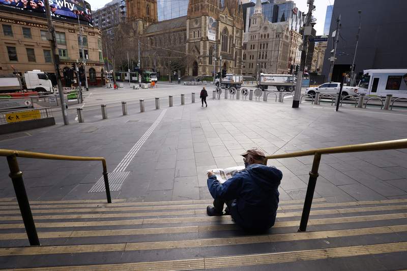 The Latest: Australian state reports daily COVID-19 record