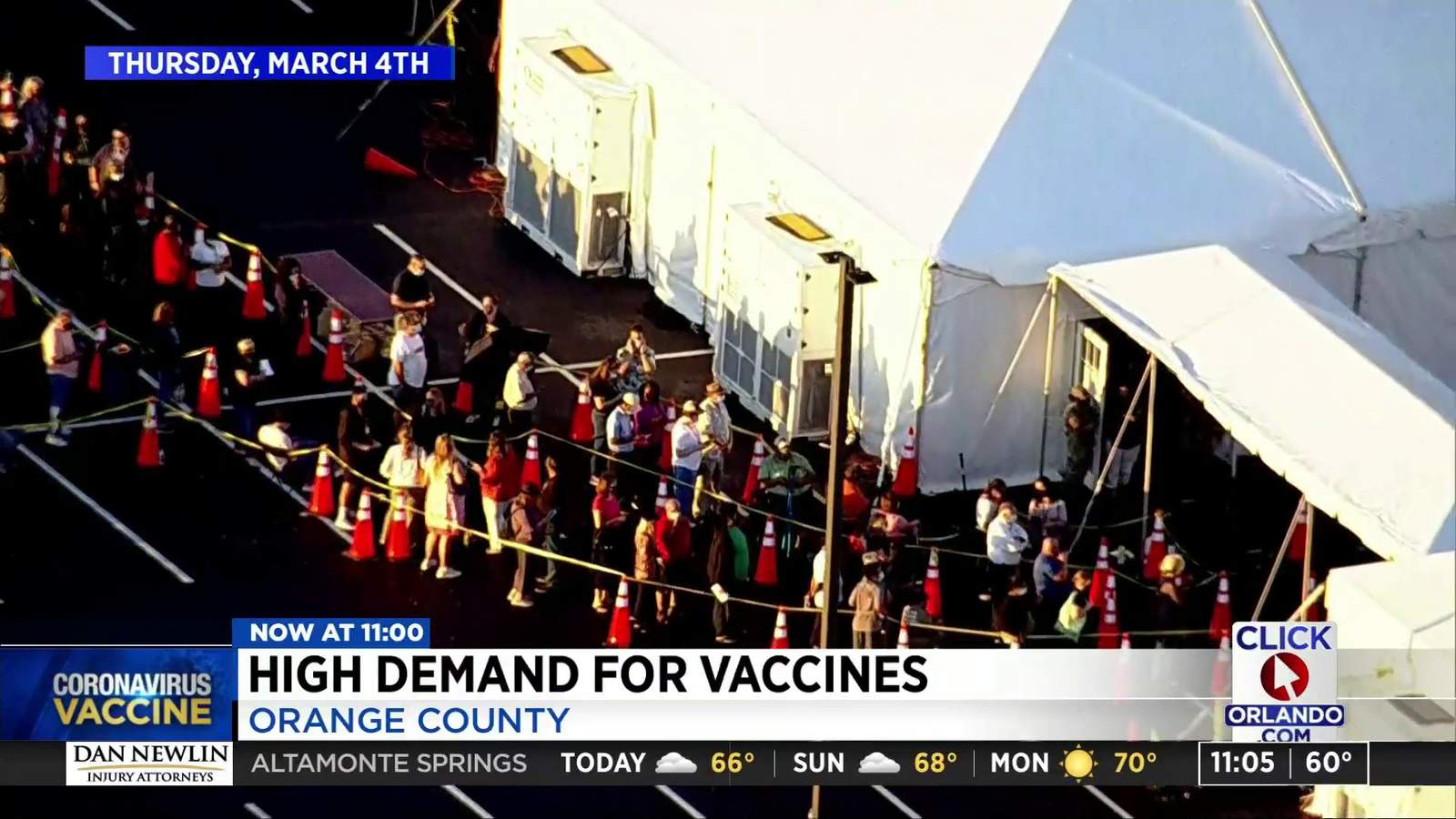 Residents pleased with relatively smooth process at FEMA vaccine site