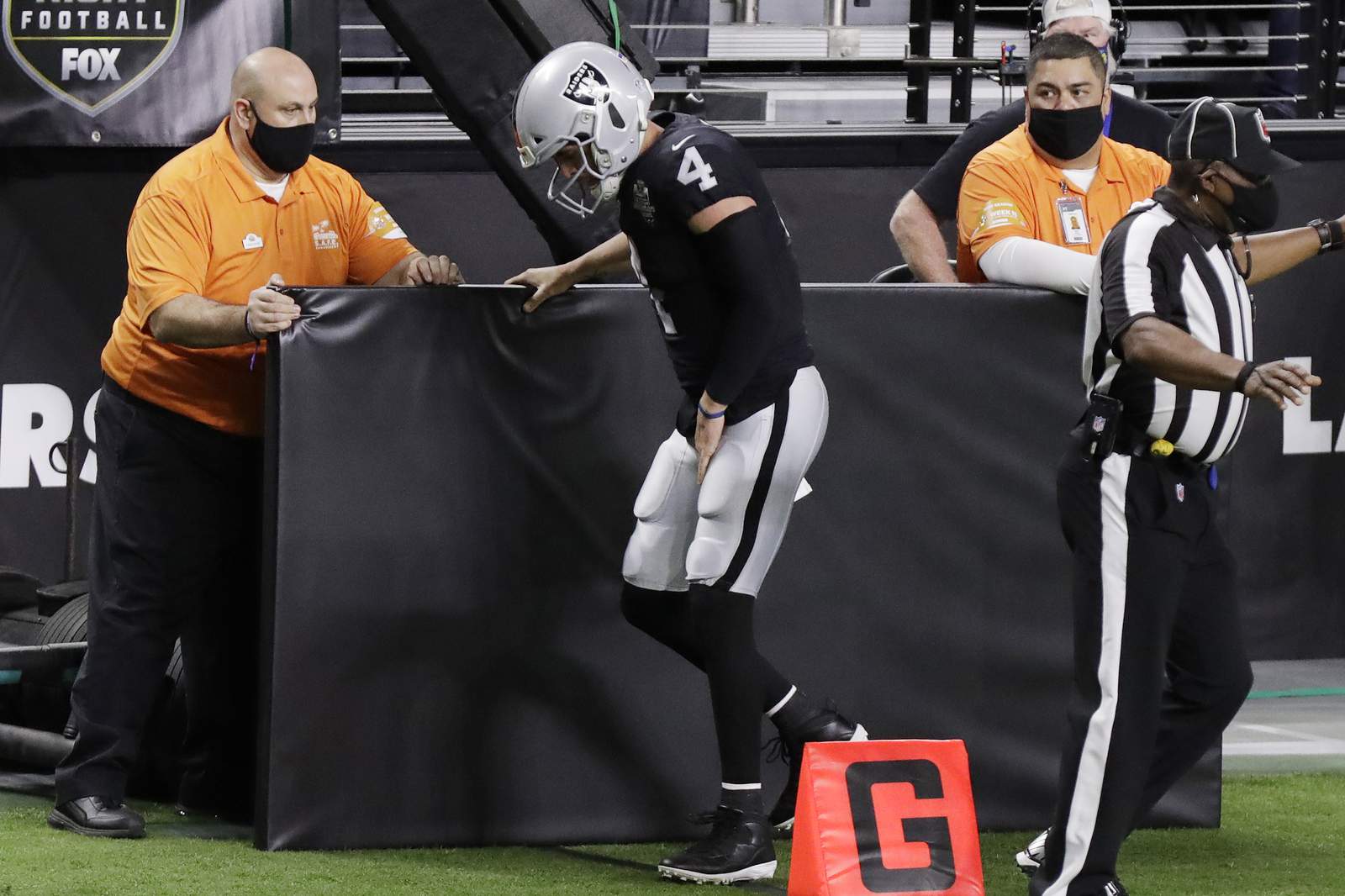 Gruden optimistic Carr can start for Raiders