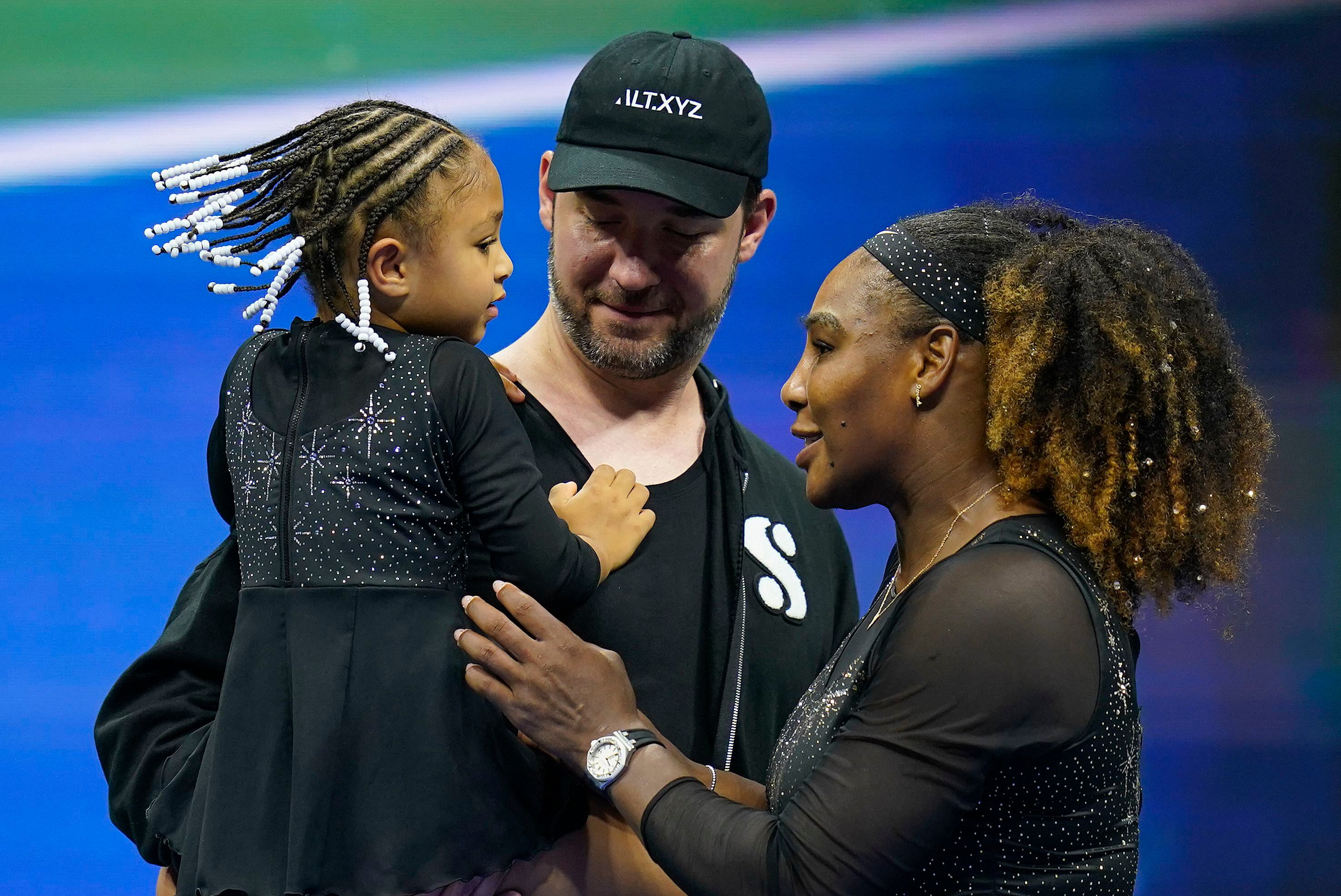 Serena Williams' Daughter Olympia Wears Her Mom's Iconic Beads and  Sparkling Outfit at U.S. Open