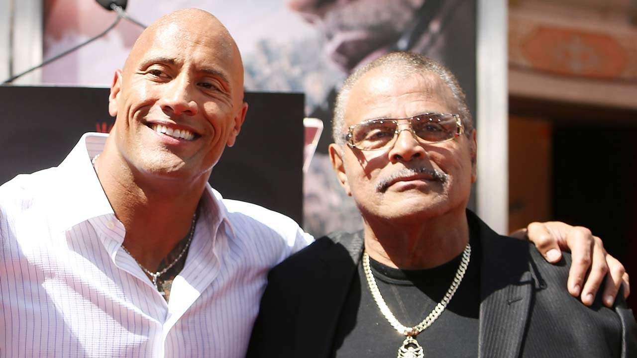 Wrestler Rocky Johnson Father Of Dwayne The Rock Johnson Dead At 75 Rocky johnson was inducted by his son into the wwe hall of fame in 2008.