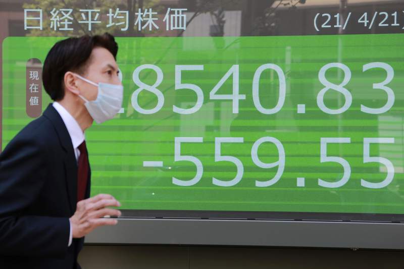 Asian shares slide after tech, bank sell-off on Wall Street