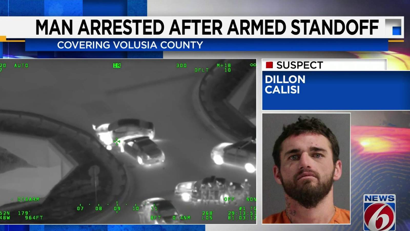 Man arrested after attack on officer and armed standoff in Volusia County