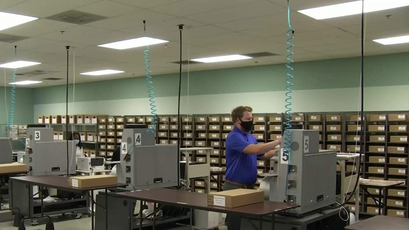 Orange County publicly tests election equipment before processing ballots