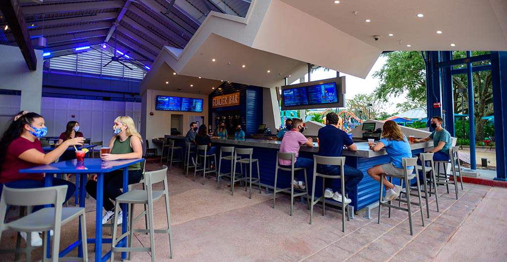 Chill down at SeaWorld Orlando‘s new Glacier bar