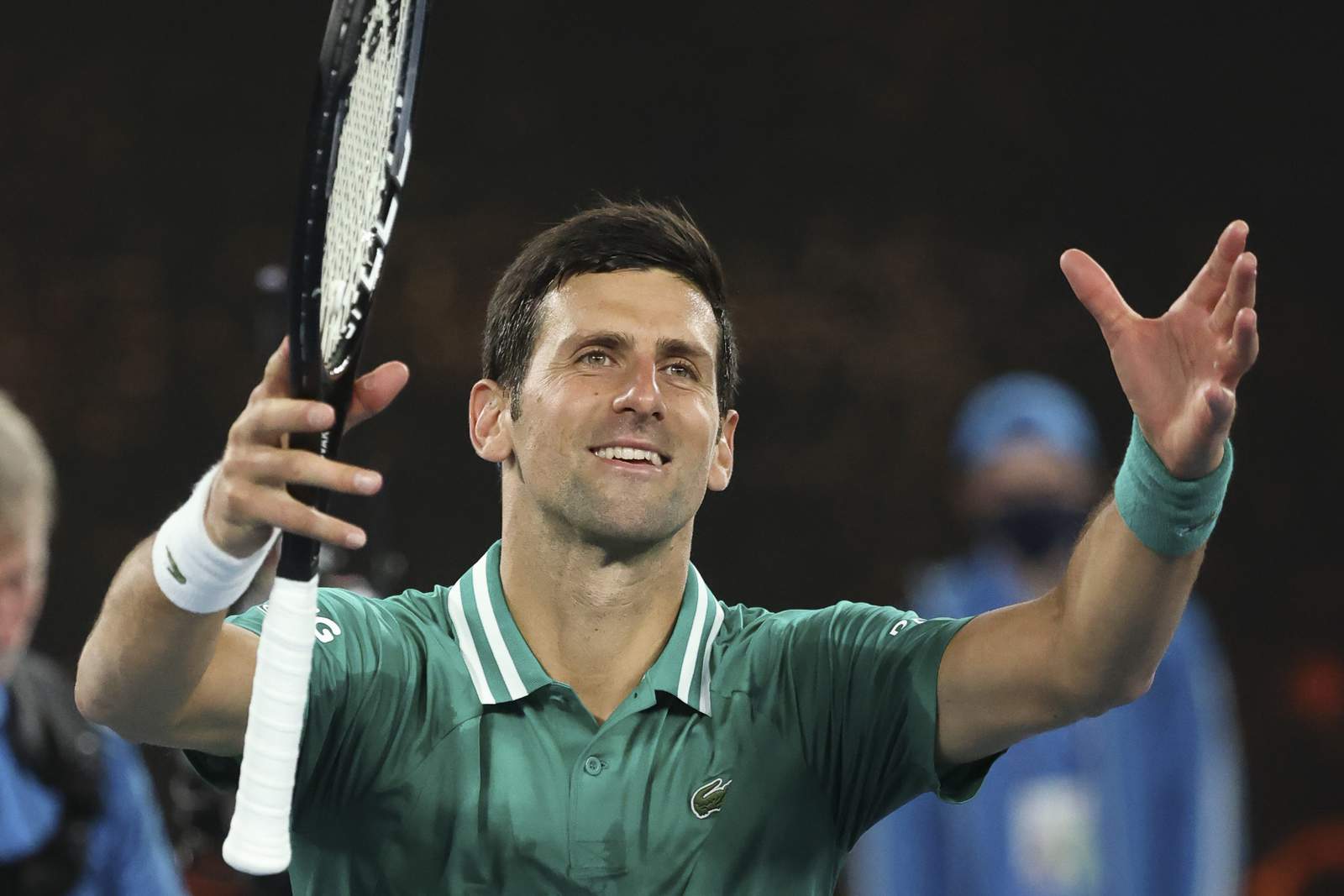 Djokovic: "makes my heart full" to see Aussie Open crowd