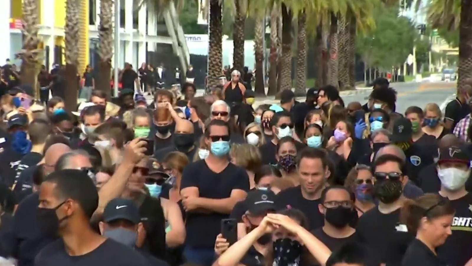 Church leaders join hundreds of participants during ‘Walk of Mourning’