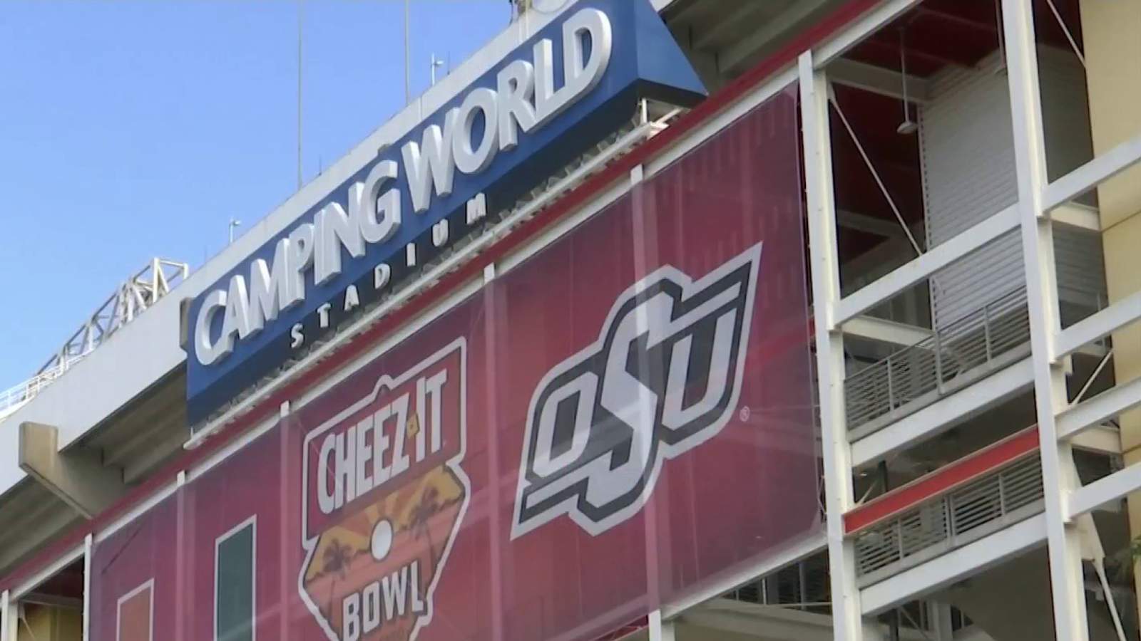 Camping World Stadium hosts Cheez-It Bowl and thousands of fans