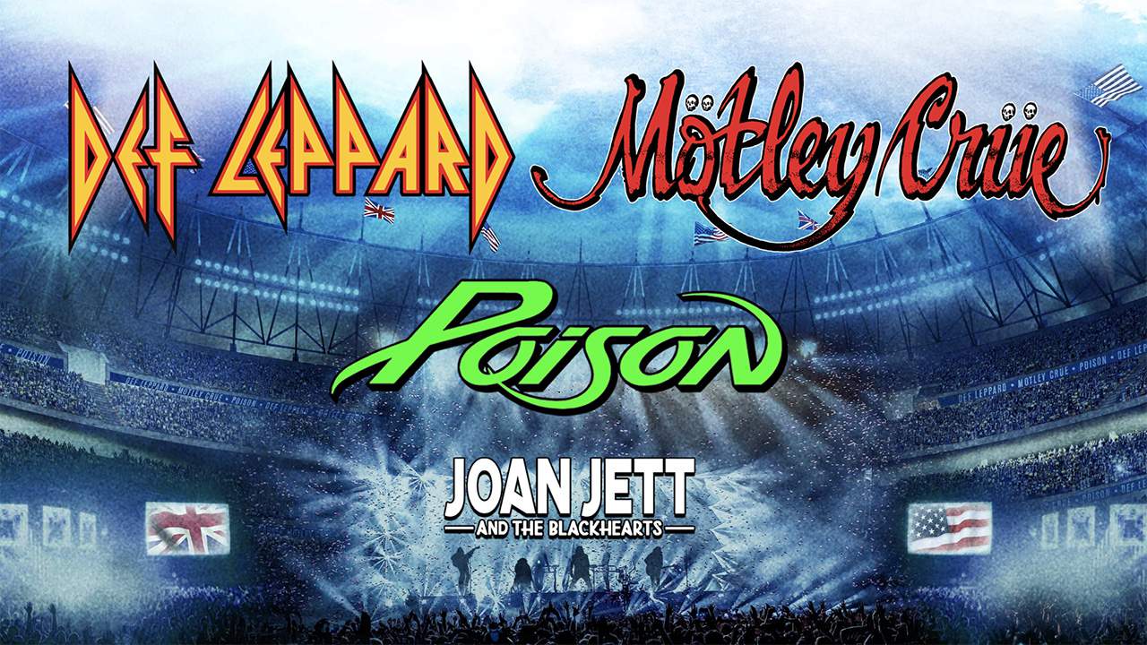 Motley Crue Def Leppard Poison And Joan Jett Coming To Orlando