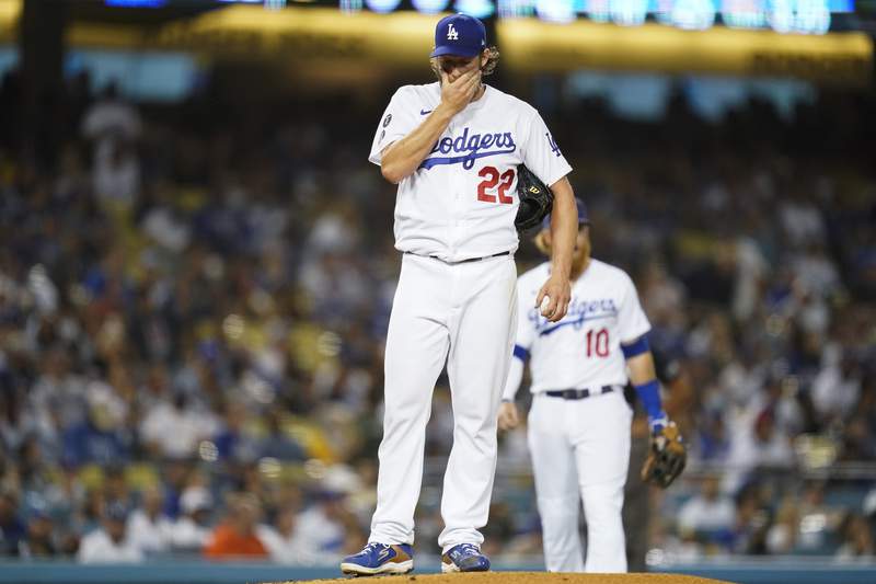 Dodgers' Kershaw goes back on injured list ahead of playoffs