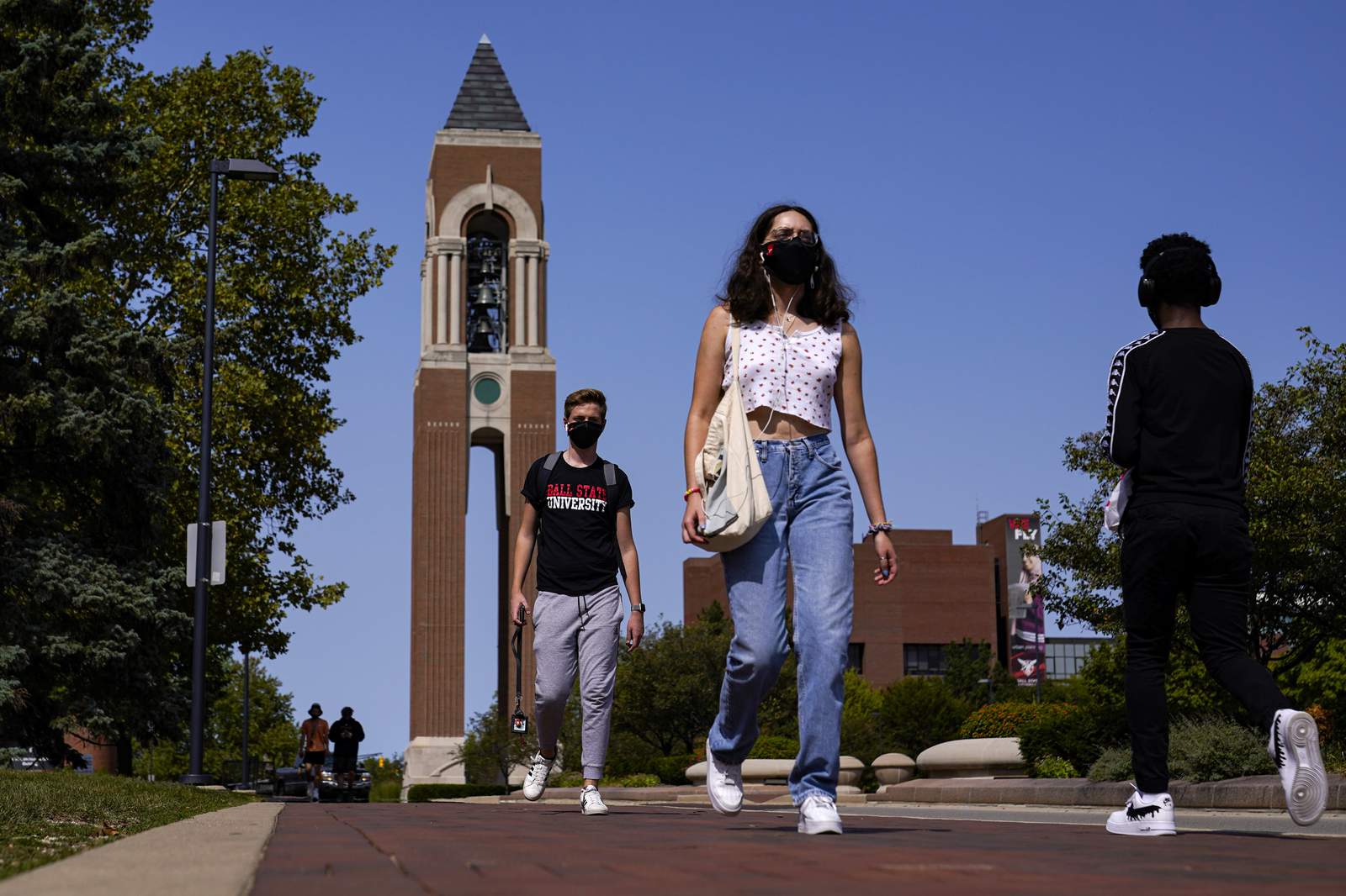 Infection rates soar in college towns as students return