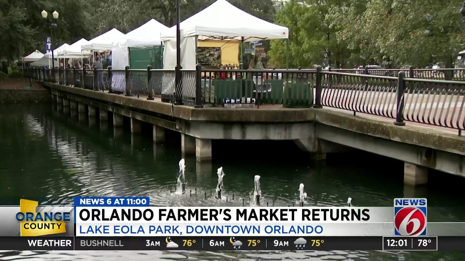 ‘I’m back!’ Vendors, shoppers excited about Orlando Farmer’s Market reopening