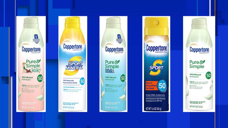 Coppertone recalls 5 sunscreens due to carcinogen