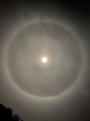 Biblical Meaning of Halo around the Moon