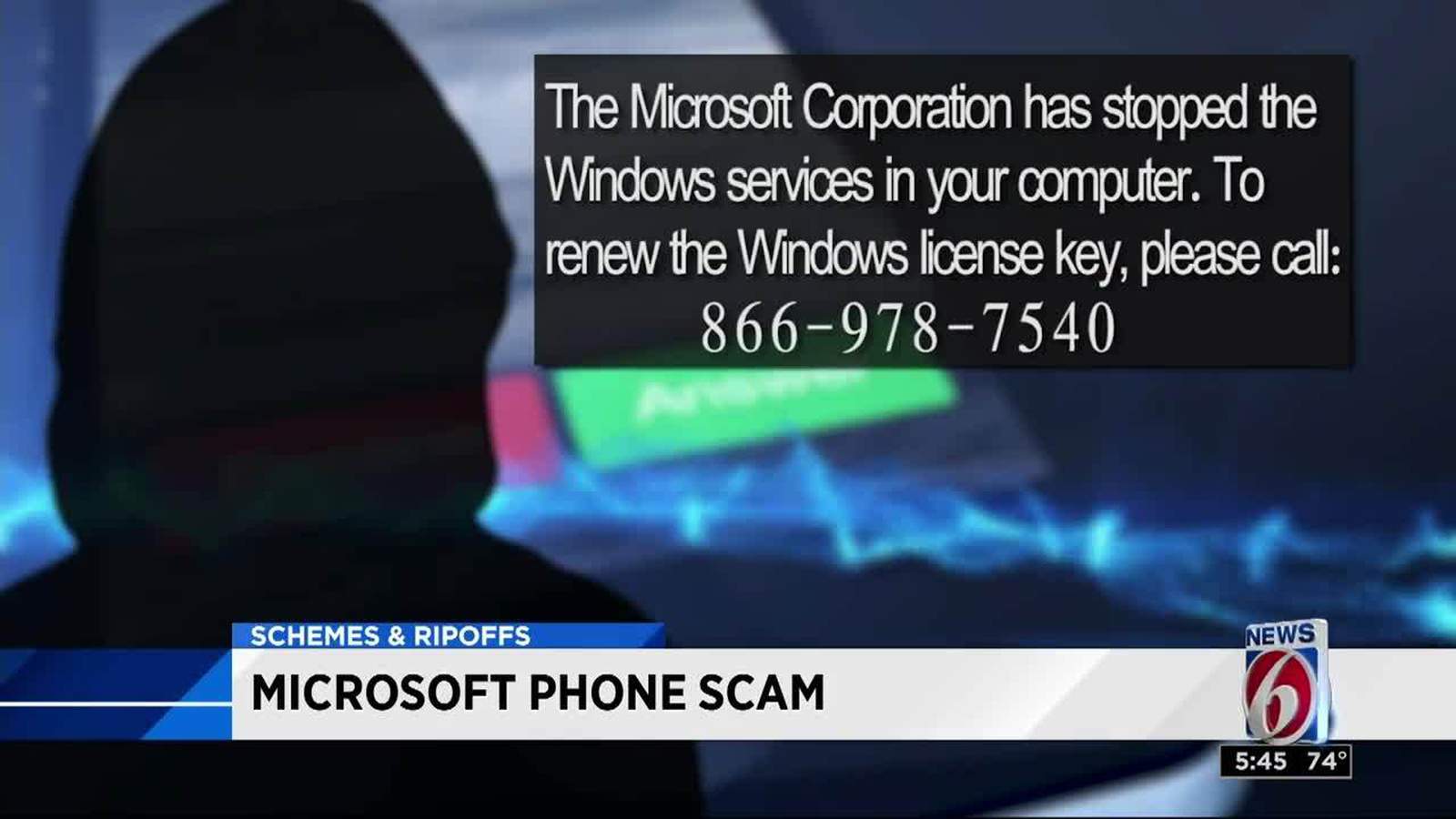 Microsoft Warns Of Scam Software License Robocalls