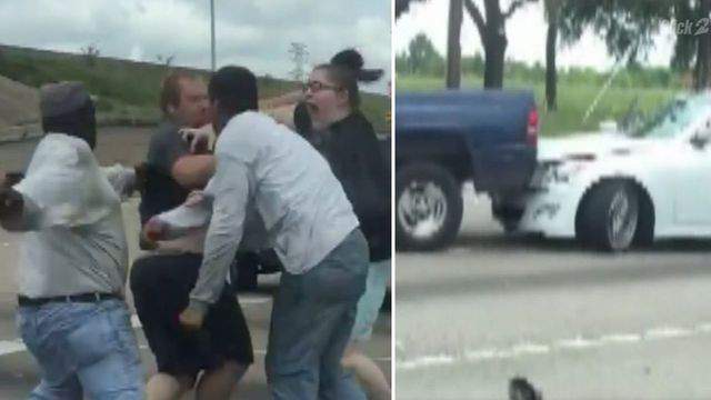 Intense Houston road rage incident caught on camera