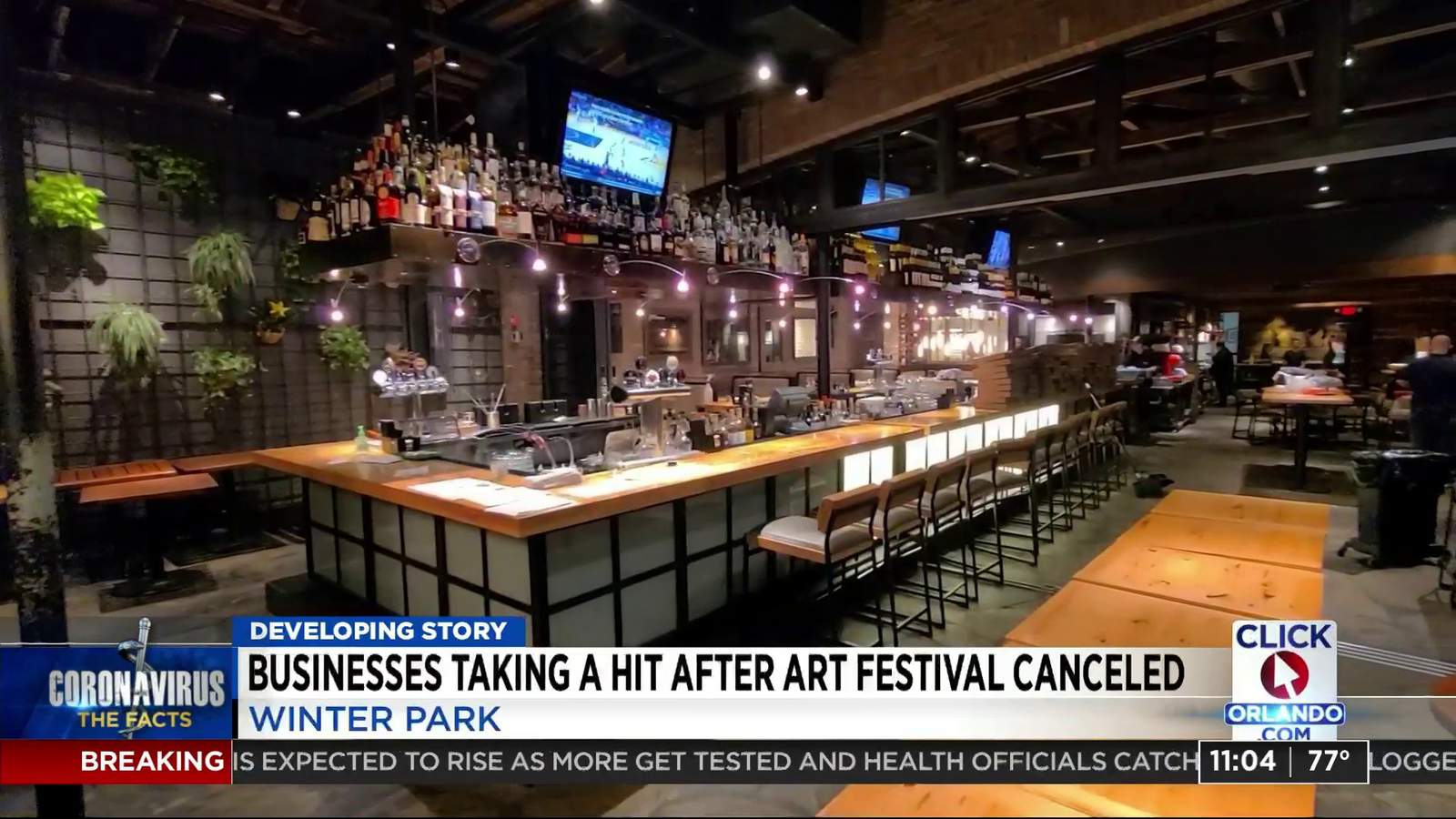 Businesses taking a hit after art festival canceled