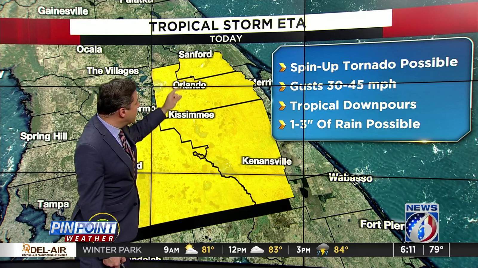 UPDATE: Here’s how Eta will impact Central Florida