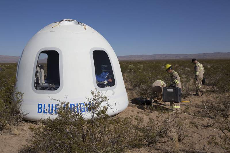 Blue Origin auctioning off seat on New Shepard rocket to support its STEM nonprofit