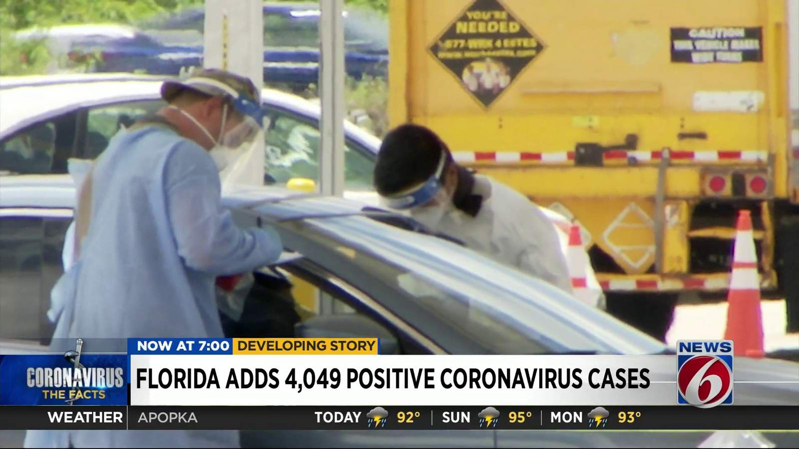 Florida adds 4,049 positive coronavirus cases
